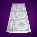 Formulation de panneaux de plafond en PVC à faible coût