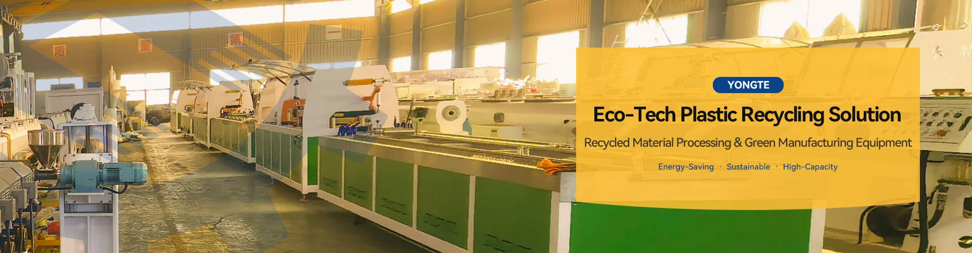 Machine de recyclage du plastique