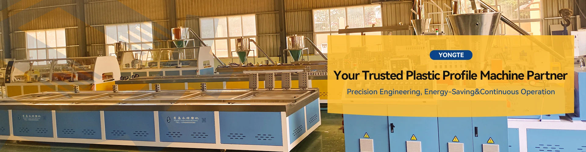 Machine à profilés en plastique