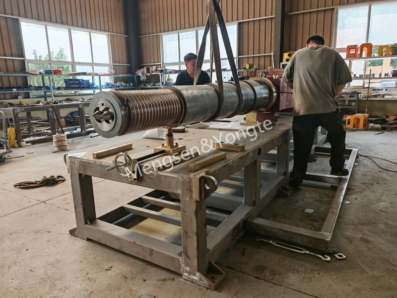 Installation d'une extrudeuse conique à double vis personnalisée 92/188