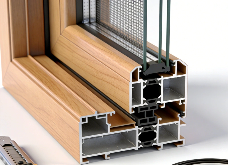 Machine d'extrusion de profil de fenêtre et de porte ABS