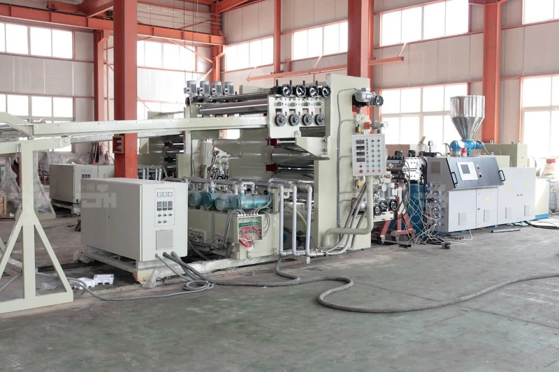 Machine de fabrication de feuilles acryliques