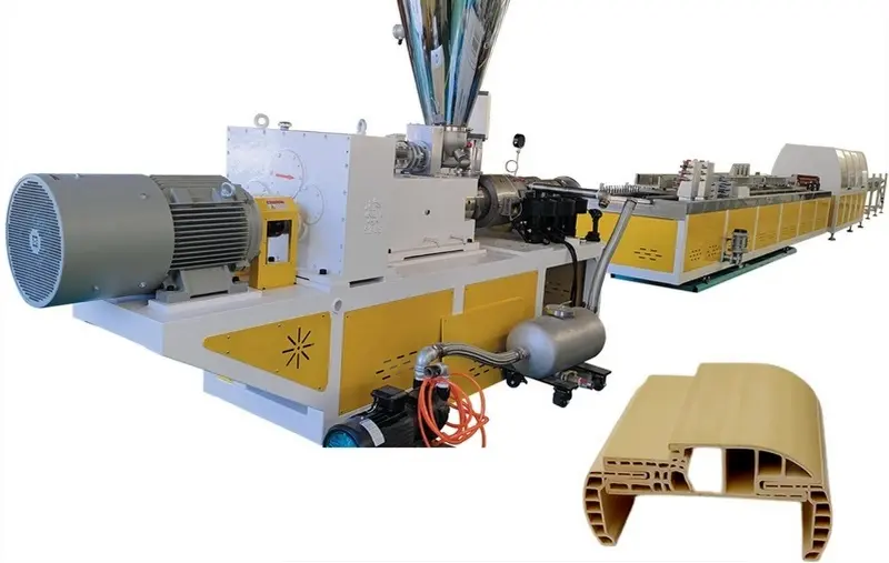 Machine de cadre de porte WPC