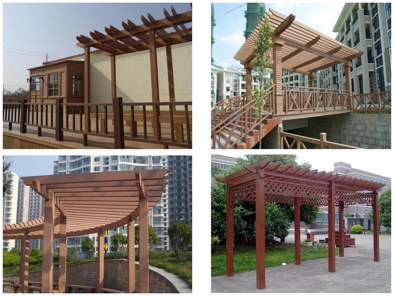 Pergola WPC faisant la machine